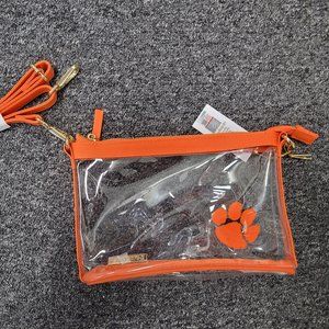 Small Crossbody Clear Purse - Clemson University